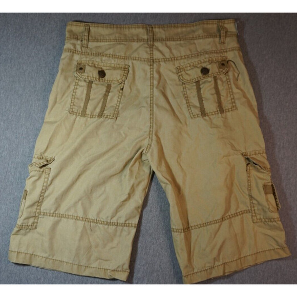 Denim Culture Men's Cargo Short Tan Sz 34 - Picture 2 of 9